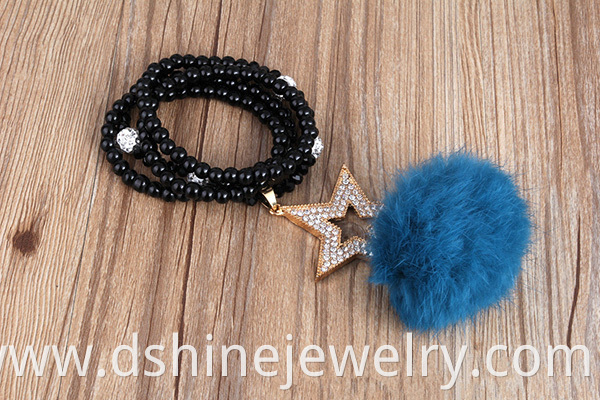 Shamballa Beaded Necklace